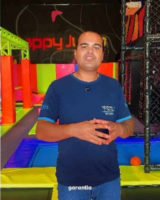 Climatização no Happy Jump, em Olímpia